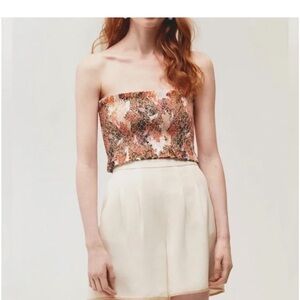 WILFRED Ivory White‎ Cream Shorts sz 2